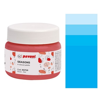 Pavoni Seasons Natural Colouring Powder - Light Blue - 80g